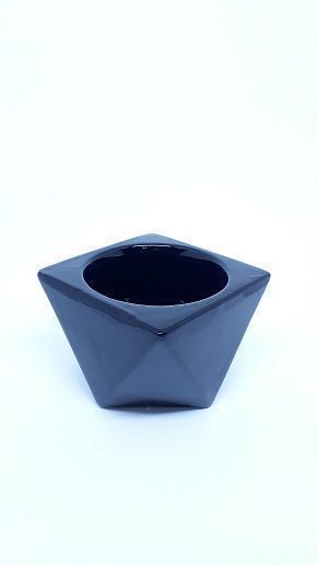 CACHEPOT TRIANGULADO MEDIO ONIX PREMIUM