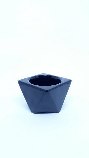 CACHEPOT TRIANGULADO MEDIO ONIX PREMIUM