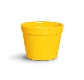 CACHEPOT REDONDO BORDA MD AMARELO