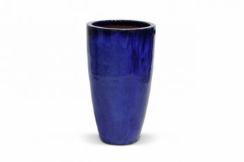 VASO VIETNAMITA LIVORNO VITRIFICADO AZUL