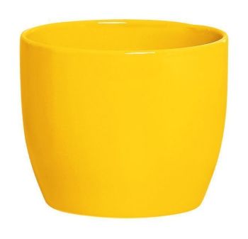 CACHEPOT REDONDO BOWL GR AMARELO