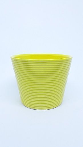 CACHEPOT GG FRISADO AMARELO