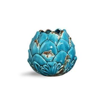 CACHEPOT RED. ALCACHOFRA ALTO BLUE MEMORIES